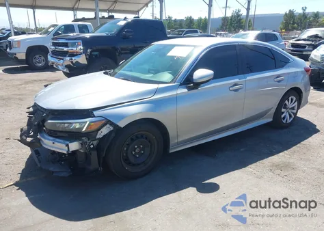 2025 Honda Civic Lx z USA, uszkodzony, nr VIN 2HGFE2F24SH573581